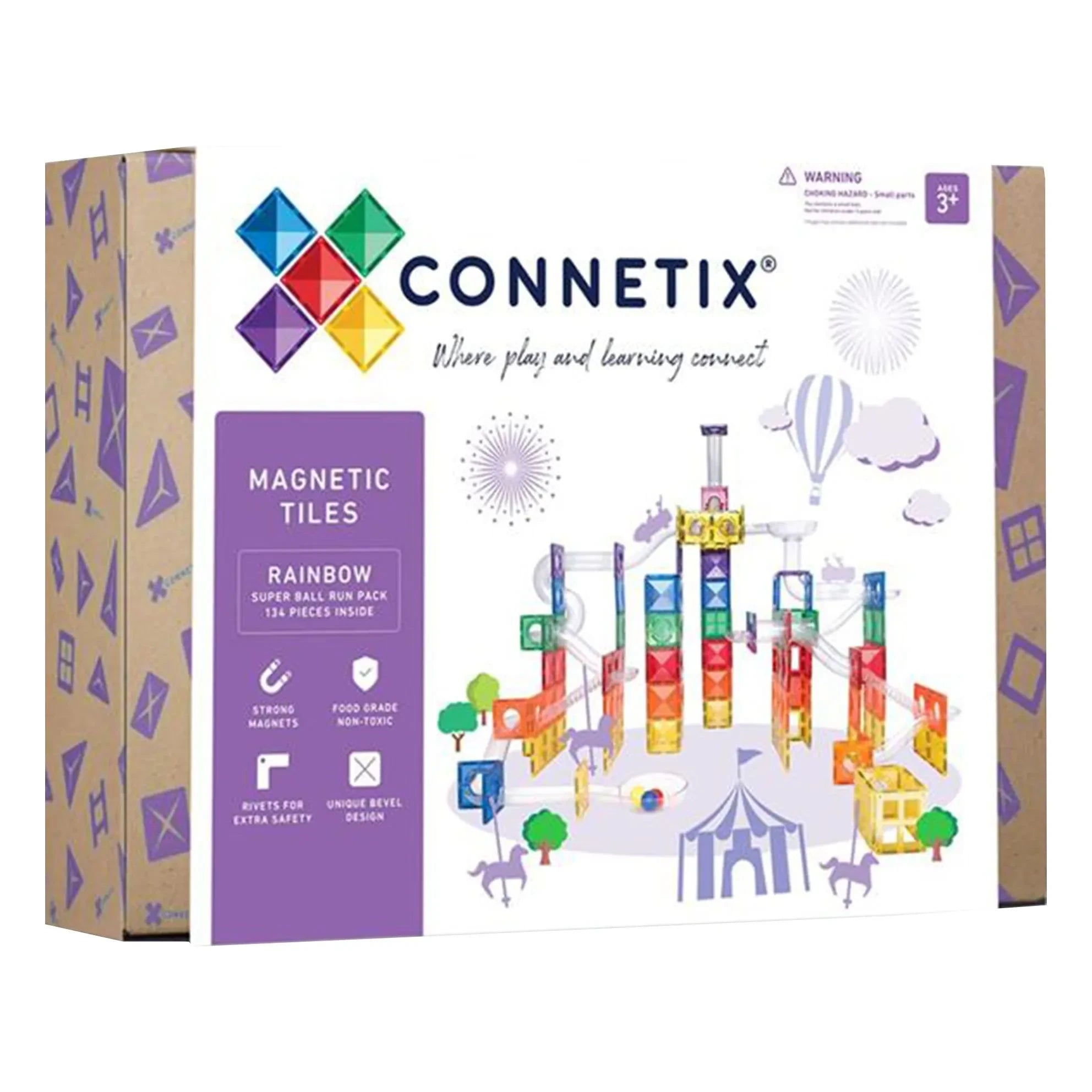 Connetix - Super Ball Run pack - 134 pieces