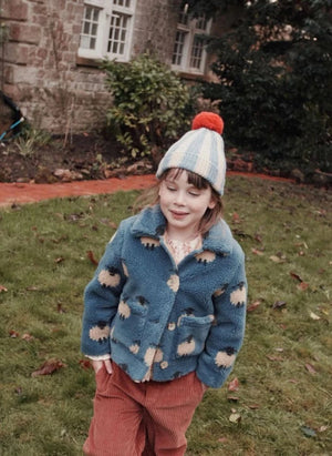 Emile et Ida - Sheep Sherpa Jacket | Blue