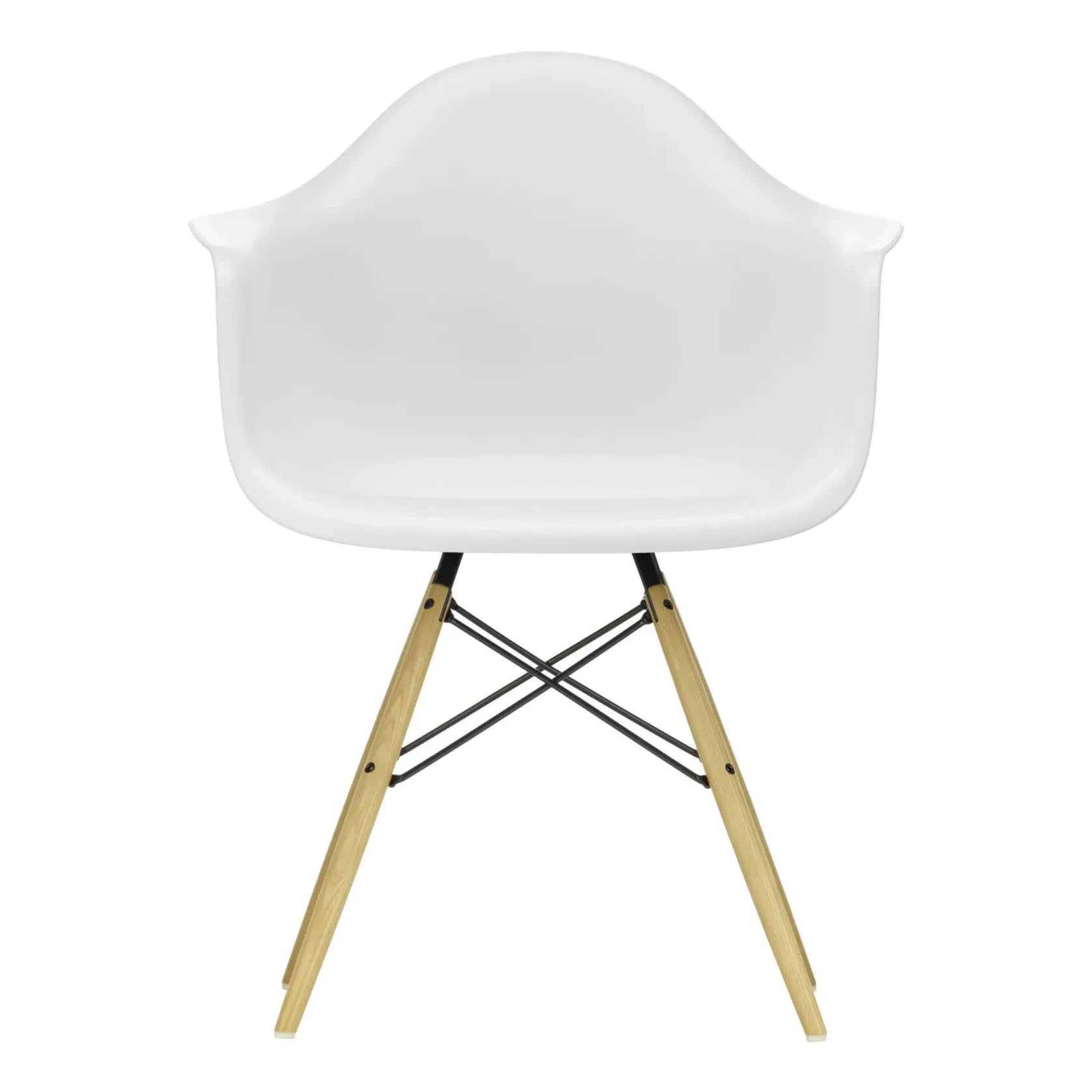 Vitra - DAW sandalye - akçaağaç taban - Charles & Ray Eames | Beyaz
