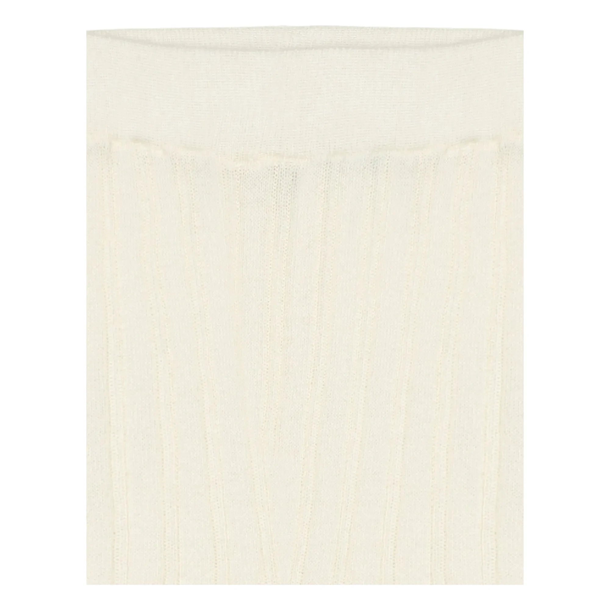 FUB - Organic Cotton Fine Knit Ribbed Leggings | Ecru