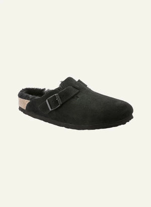 BIRKENSTOCK - Boston Shearling Clogs - Adult Collection | Black