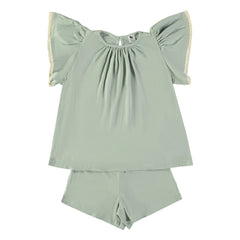 Risu Risu - Pyjama Short Atalia Organik Pamuk | Turkuaz