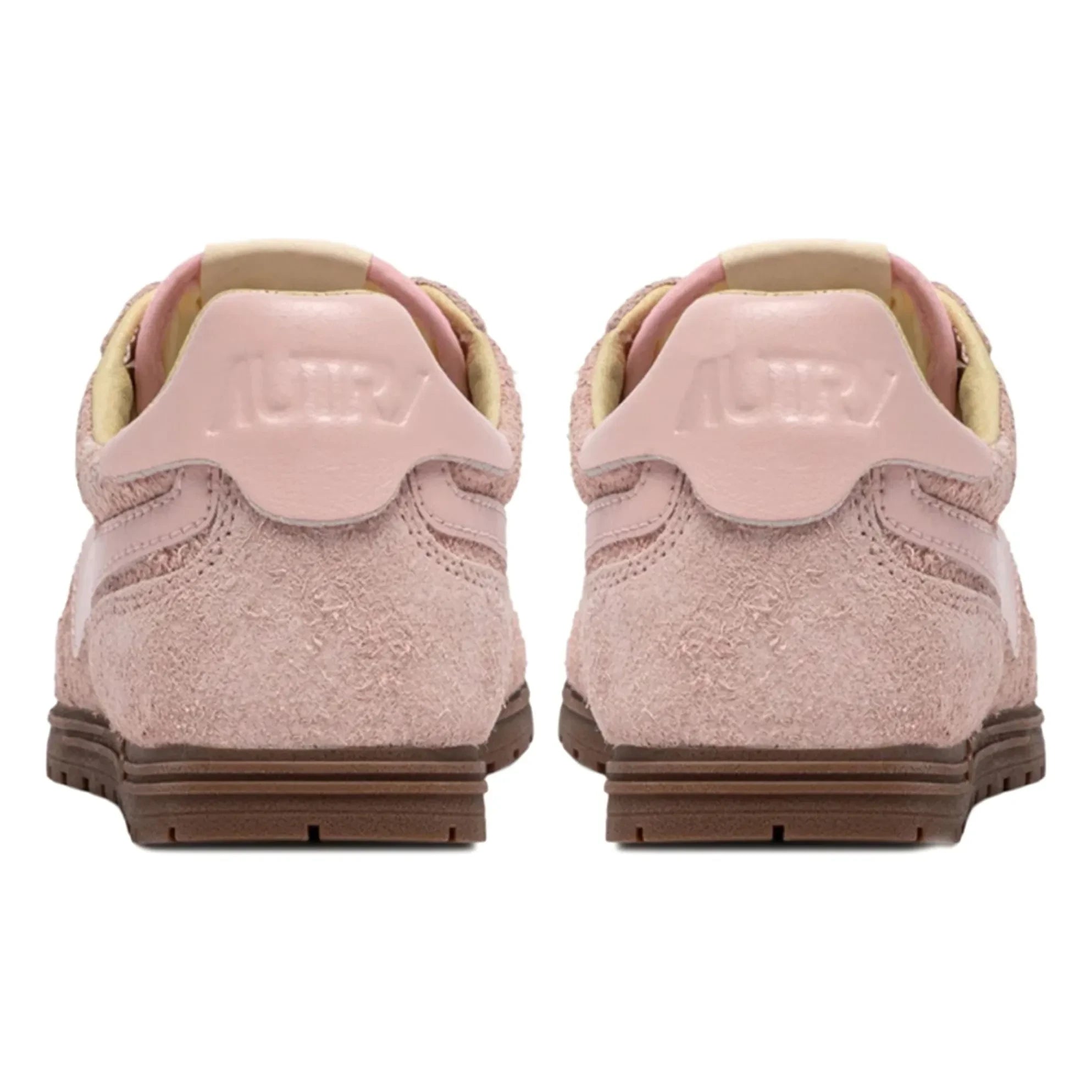 Autry - Windspin Low Suede and Leather Basketball Shoes | Pink