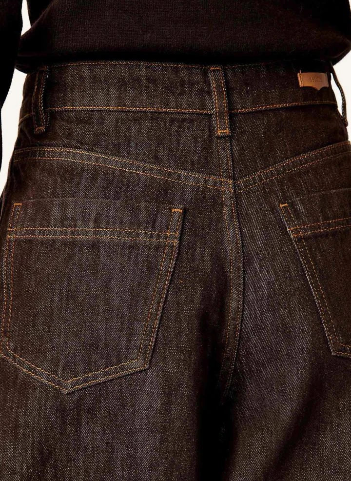 Sessùn - Carles Organic Cotton Jeans | Chocolate