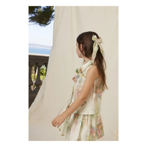 Bebe Organic - Top Nœud Paris Aquarelle | Ivory