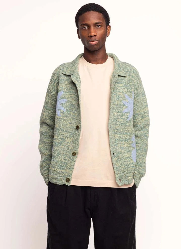 Olow - Cardigan | Heather Green