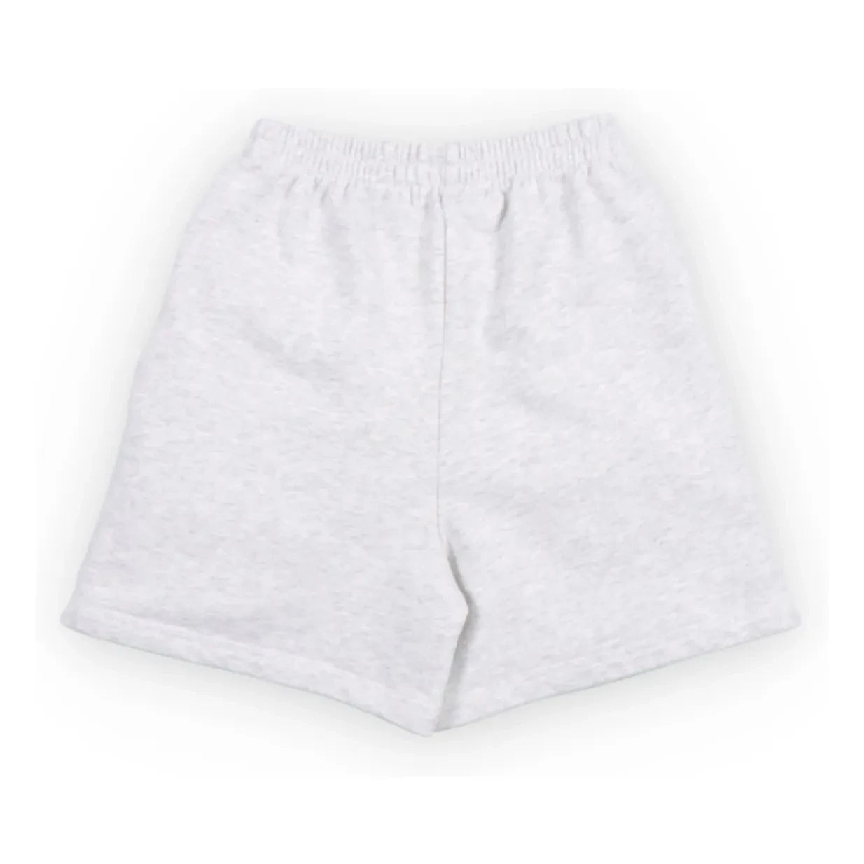 The New Society - TNS Logo Jogger Shorts | Heather Grey