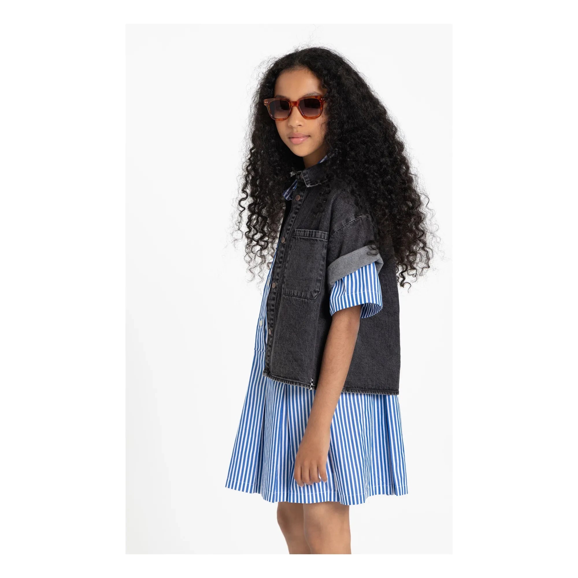 Finger in the Nose - Harper Denim Shirt | Gray