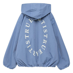 True Artist - N°2 Double-Sided Windbreaker | Gray Blue