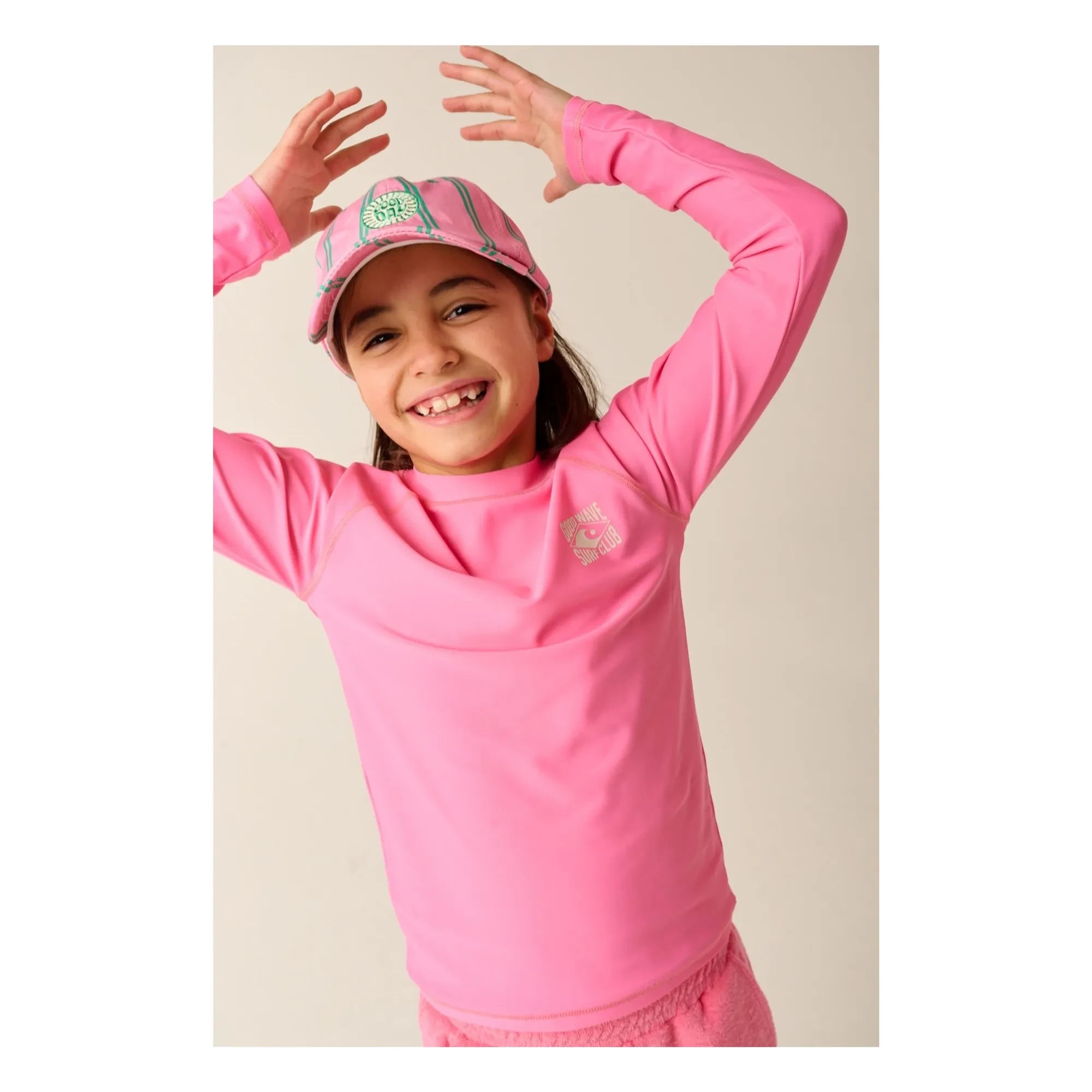 Tumble N'Dry - Santiago Recycled Fiber UV Protection Bath T-Shirt | Pink