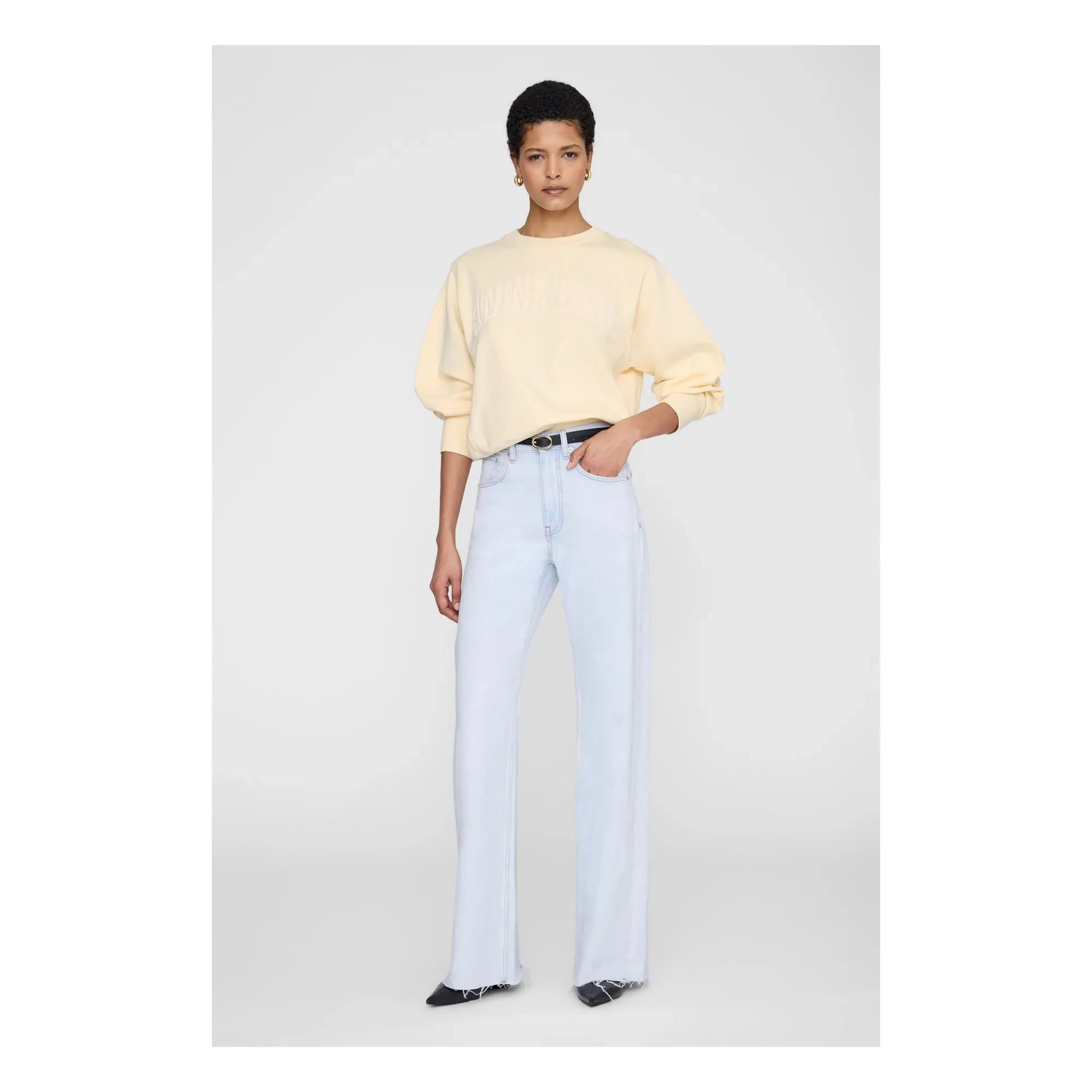 Anine Bing - Harry sweatshirt | Soluk sarı