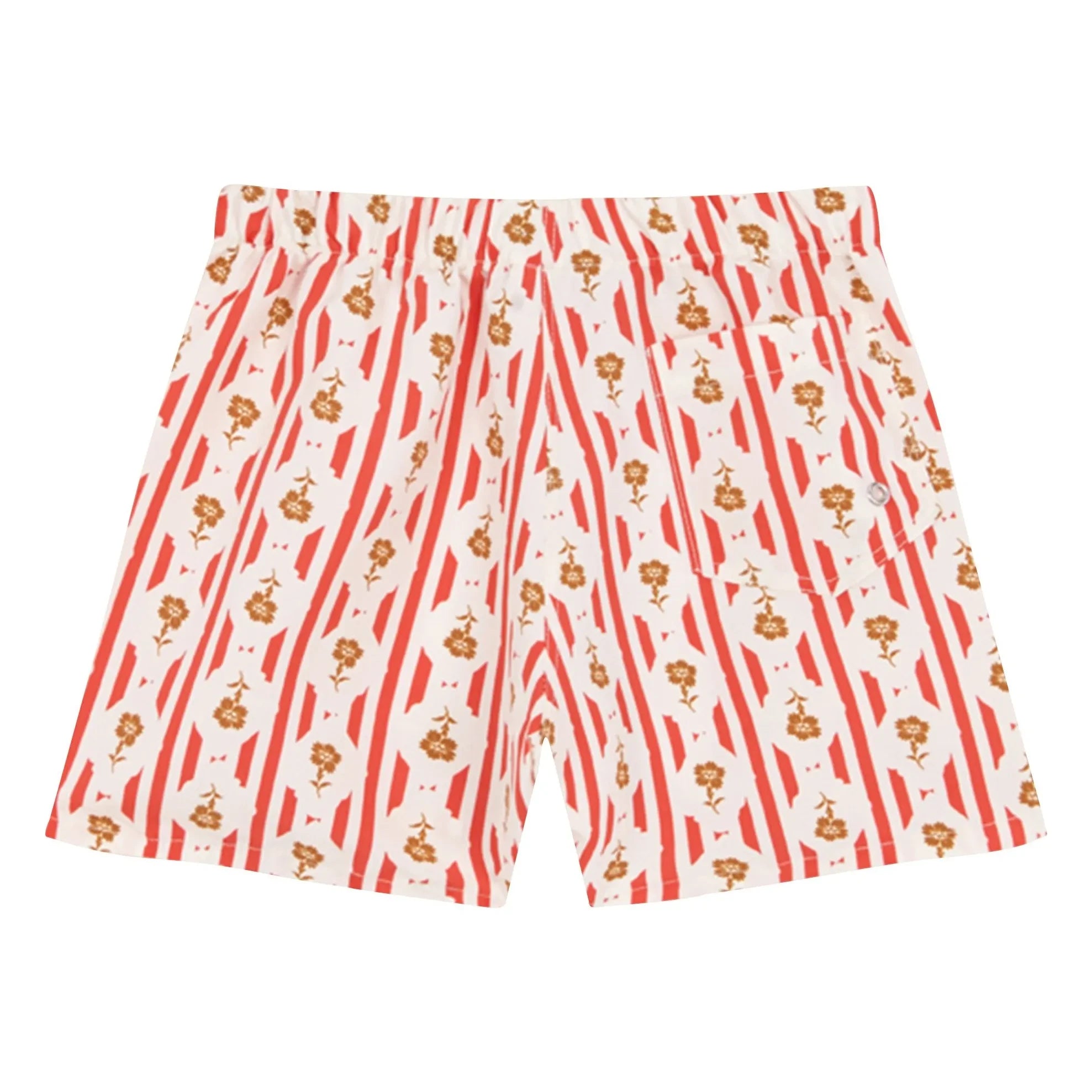 birinit - Valonga Floral Print Bath Shorts | Red