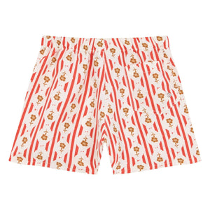 birinit - Valonga Floral Print Bath Shorts | Red