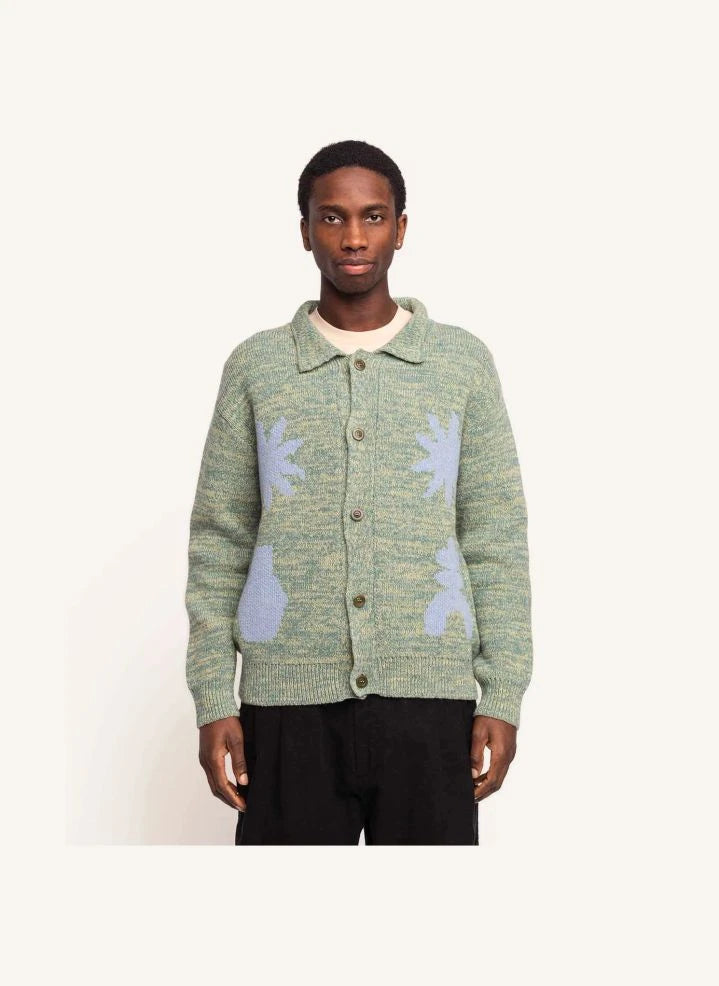 Olow - Cardigan | Heather Green