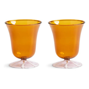 &Klevering - Eve Glasses - Set of 2 | Pink