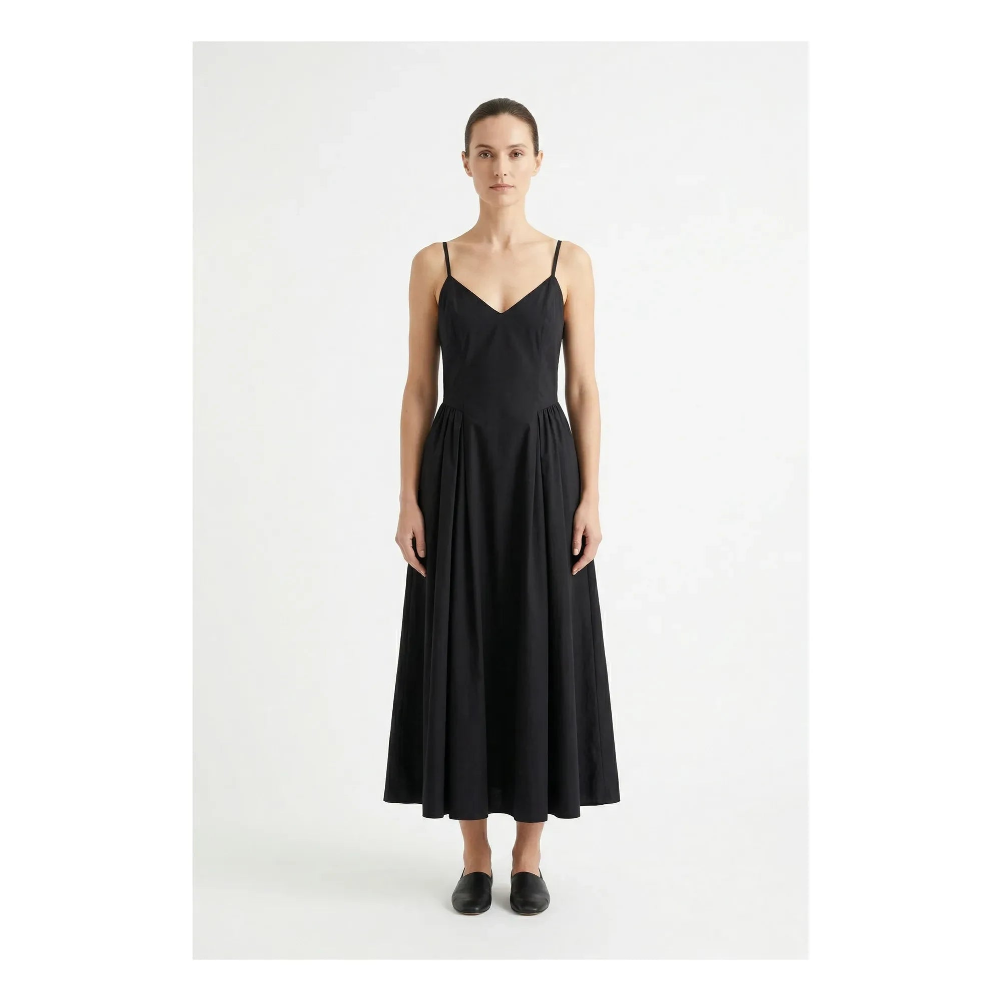 Xirena - Cotton Bardot Dress | Black