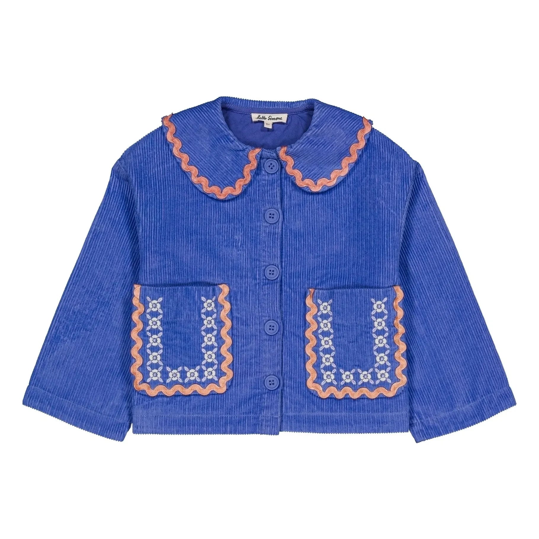 Hello Simone - Duchesse Velvet Jacket | Blue