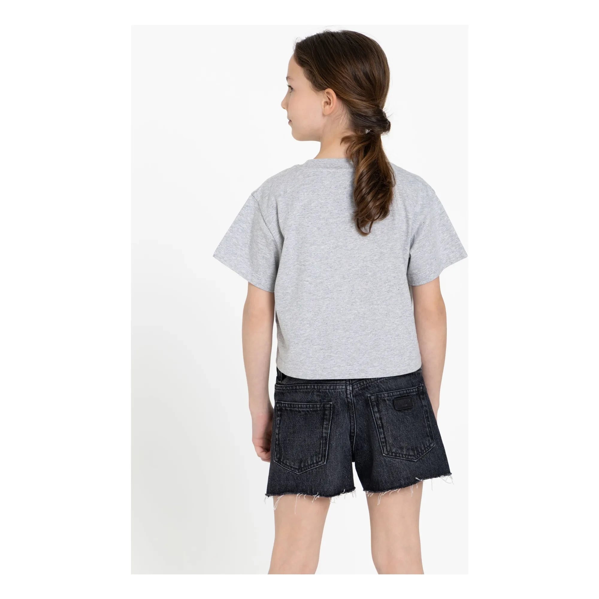 Finger in the Nose - Denim Eva Shorts | Denim Gray