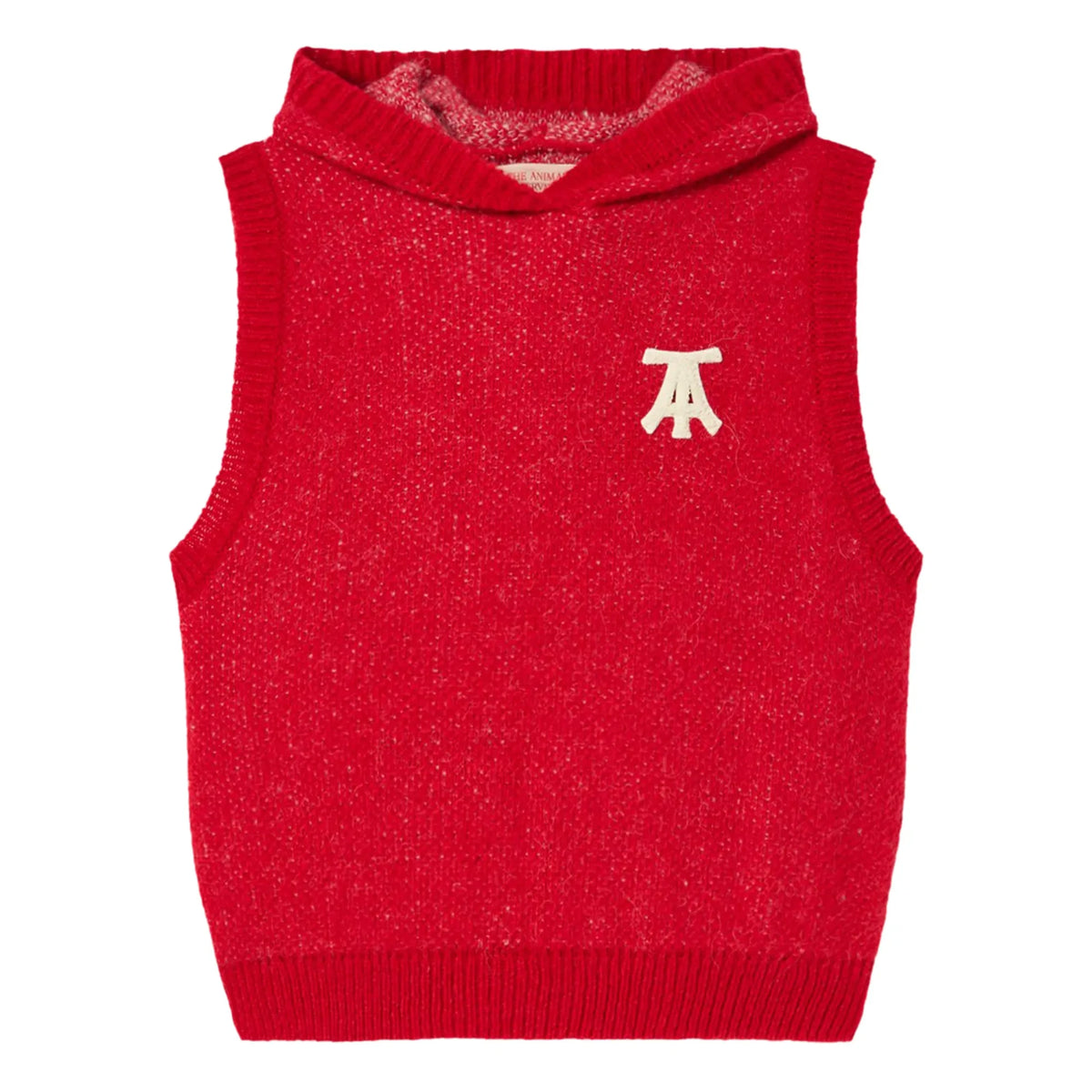 The Animals Observatory - Yak Kapüşonlu Sweatshirt | Kırmızı