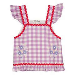 Hello Simone - Iria Vichy Top | Lavanta