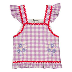 Hello Simone - Iria Vichy Top | Lavanta