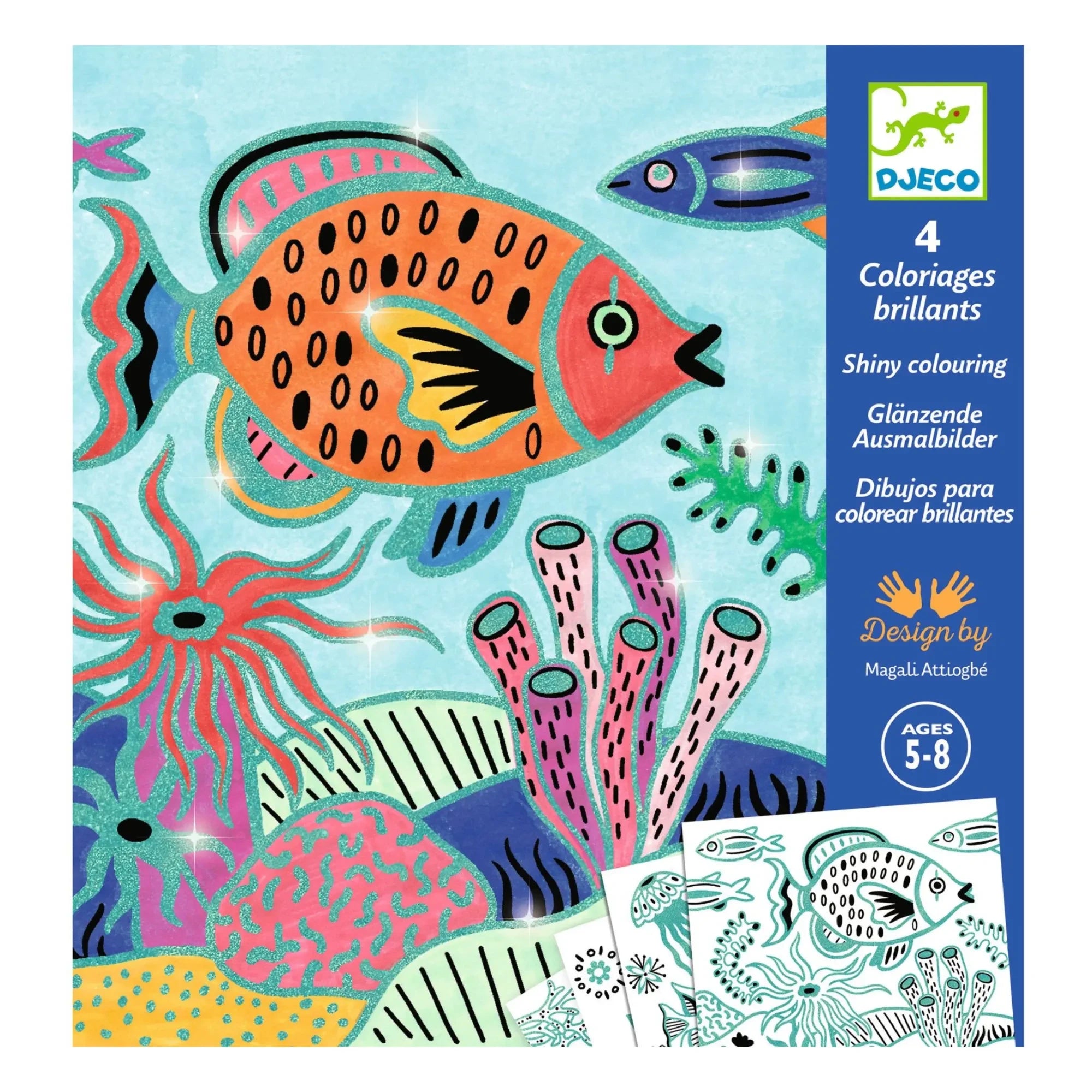 Djeco - Underwater Coloring Pages