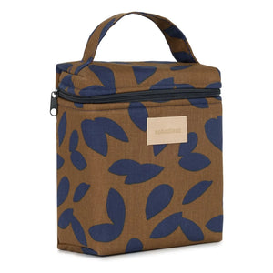 Nobodinoz - Hyde Park Blue Leaf Thermal Lunch Bag | Blue