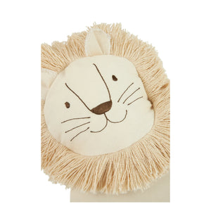 Nobodinoz - Lion Pillow | White