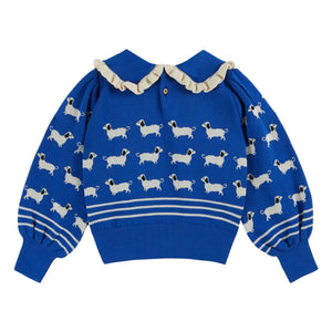 Emile et Ida - Royal Blue Dog Sweater