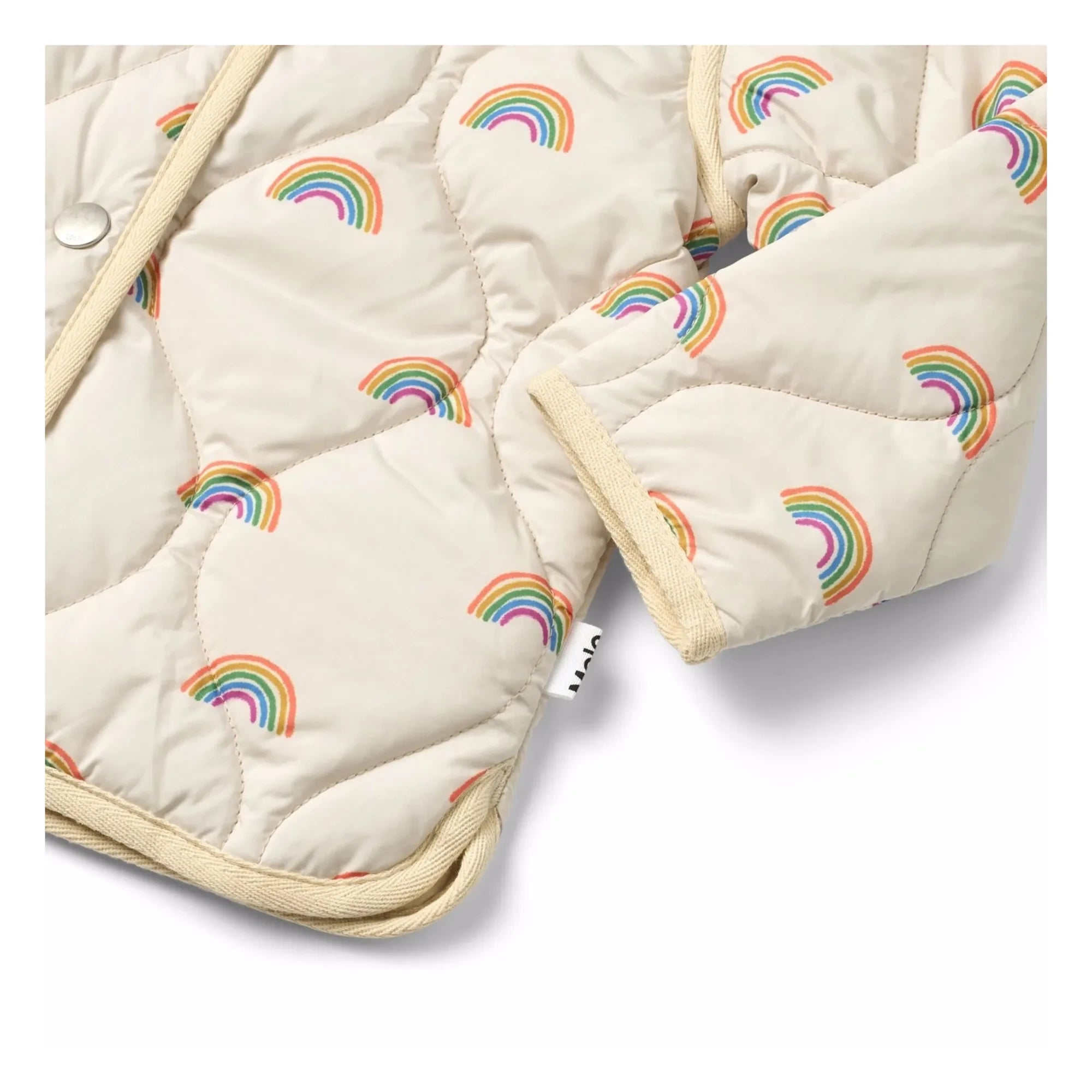 Molo - Harrie Rainbow Recycled Fiber Jacket | Ecru