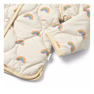 Molo - Harrie Rainbow Recycled Fiber Jacket | Ecru
