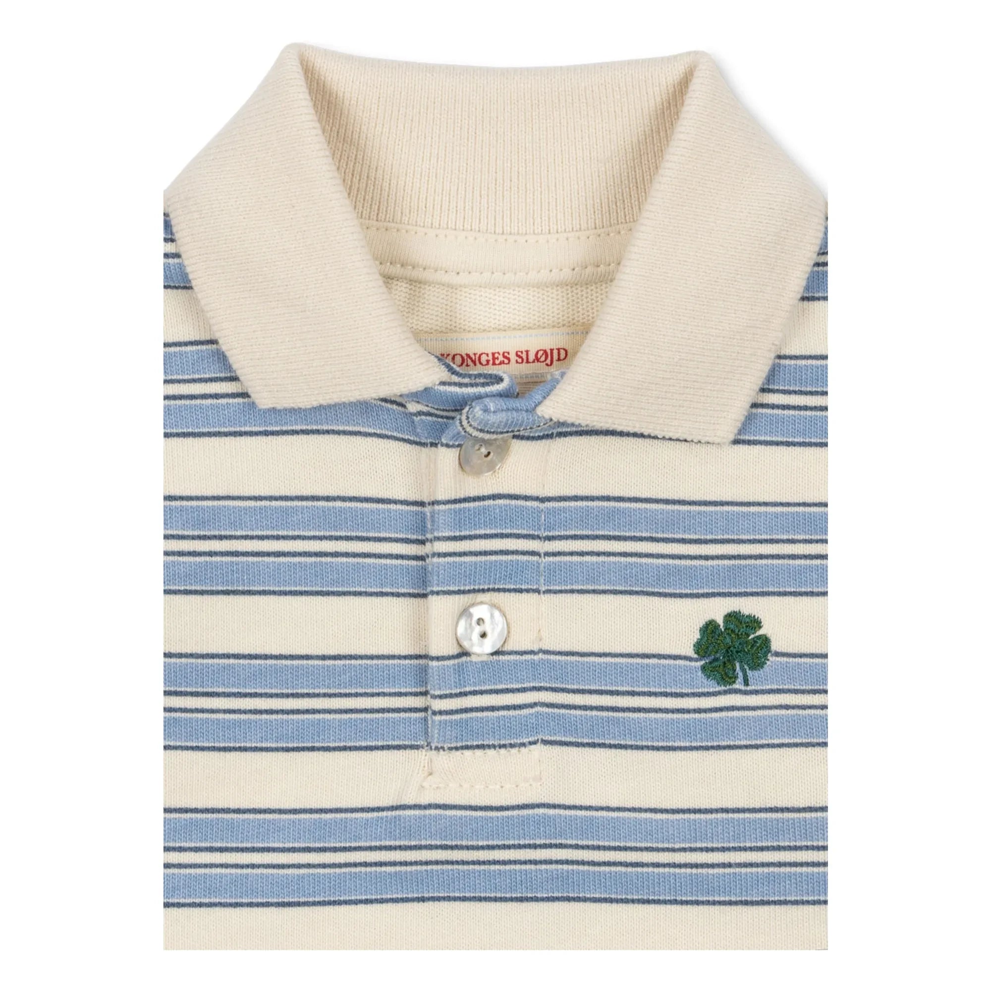 Konges Sløjd - Polka Dot Striped Organic Cotton Romper | Blue