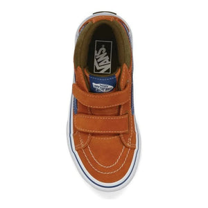 Vans - SK8-Mid Reissue V Pop Scratch Sneakers | Rusty