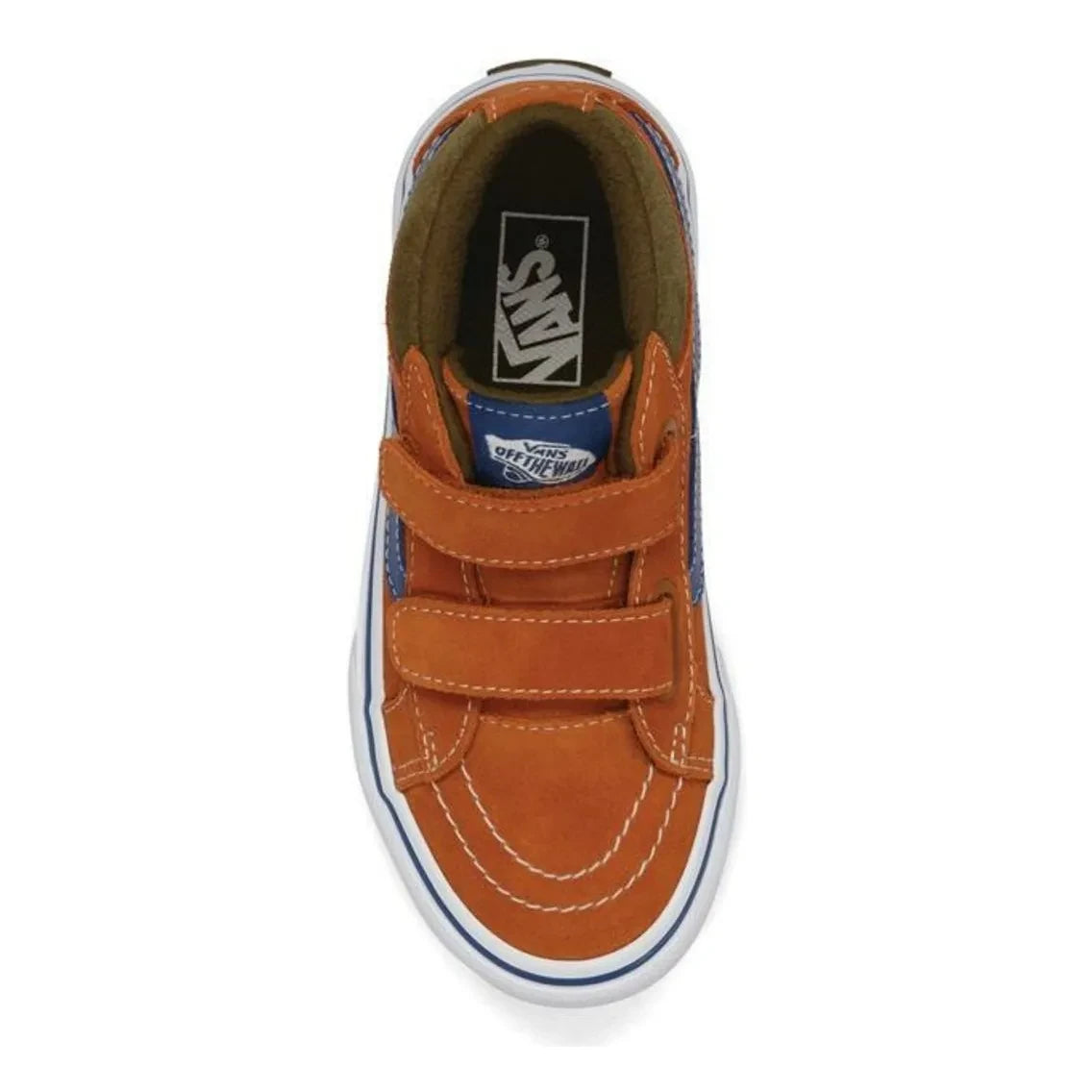 Vans - SK8-Mid Reissue V Pop Scratch Sneakers | Rusty