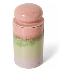 HKliving - Glazed jar | Pink