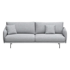 Panac Edition - Isly 3-Seater Sofa, Heathered Fabric - 205 cm | Gray