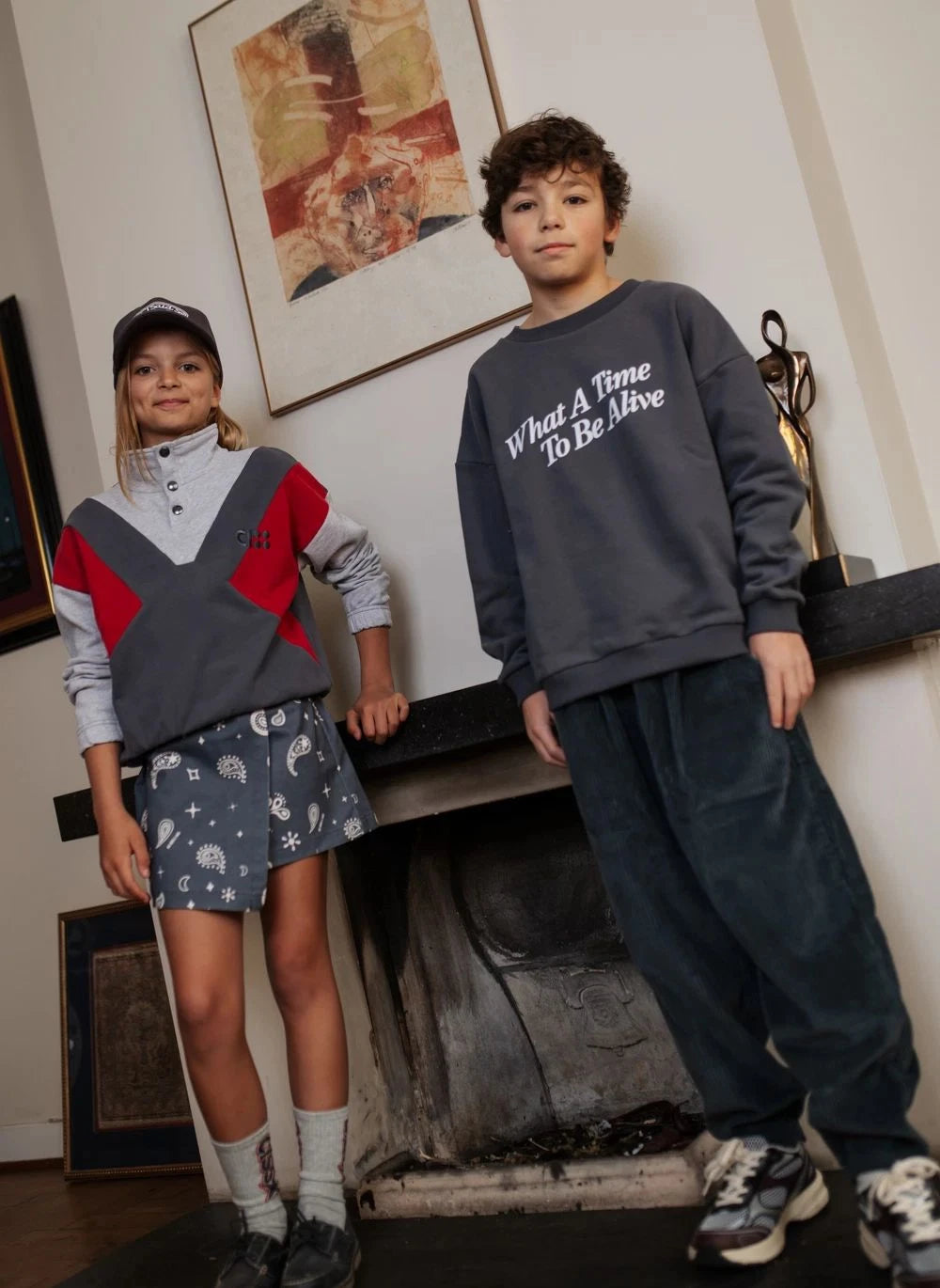 Cos I Said So - Organik Pamuklu Düğmeli Sweatshirt | Gri