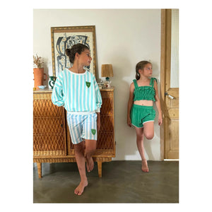 We Are Kids - Alba Organic Foam Top | Chrome Green