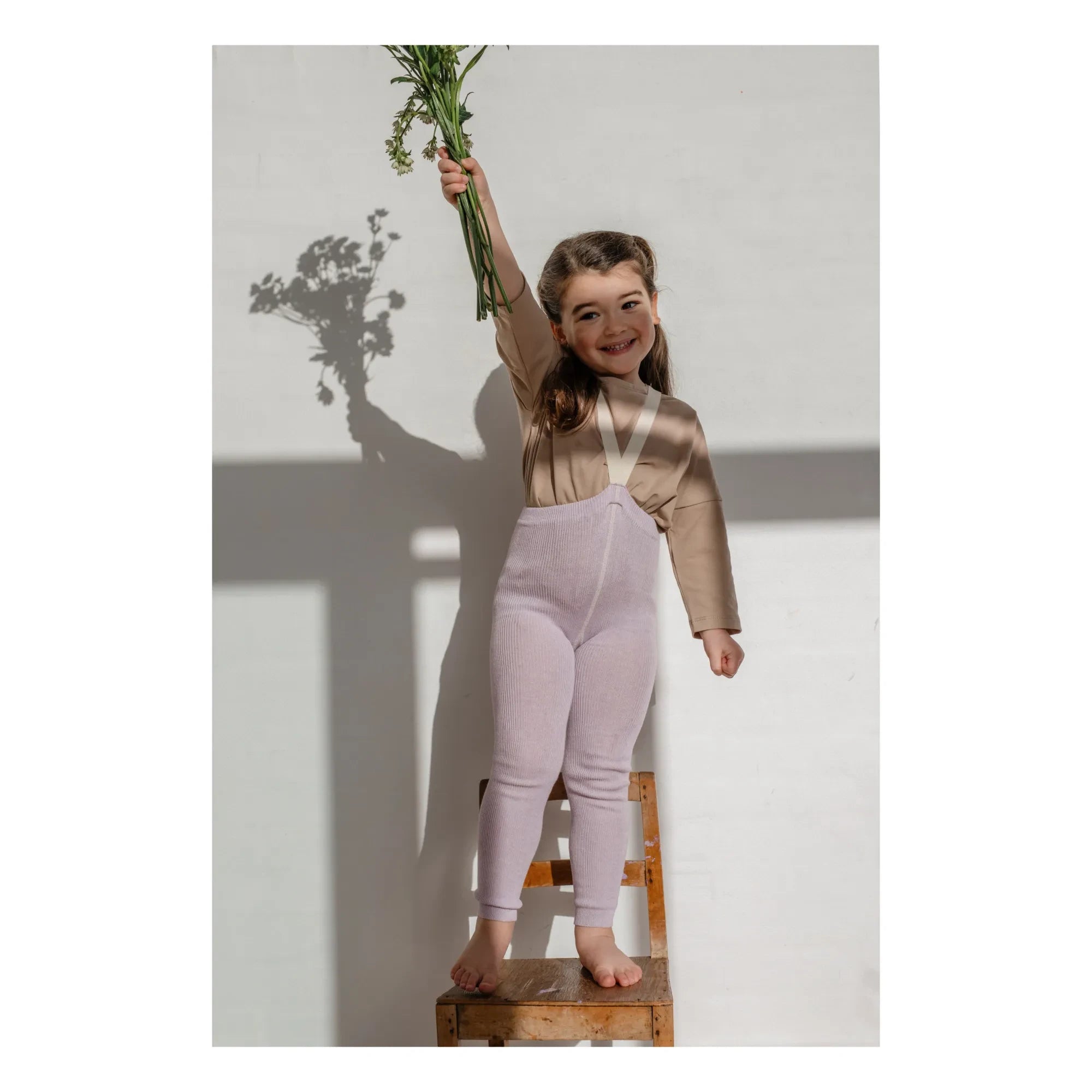 Silly Silas - Organic Cotton Strapless Tights | Lavender