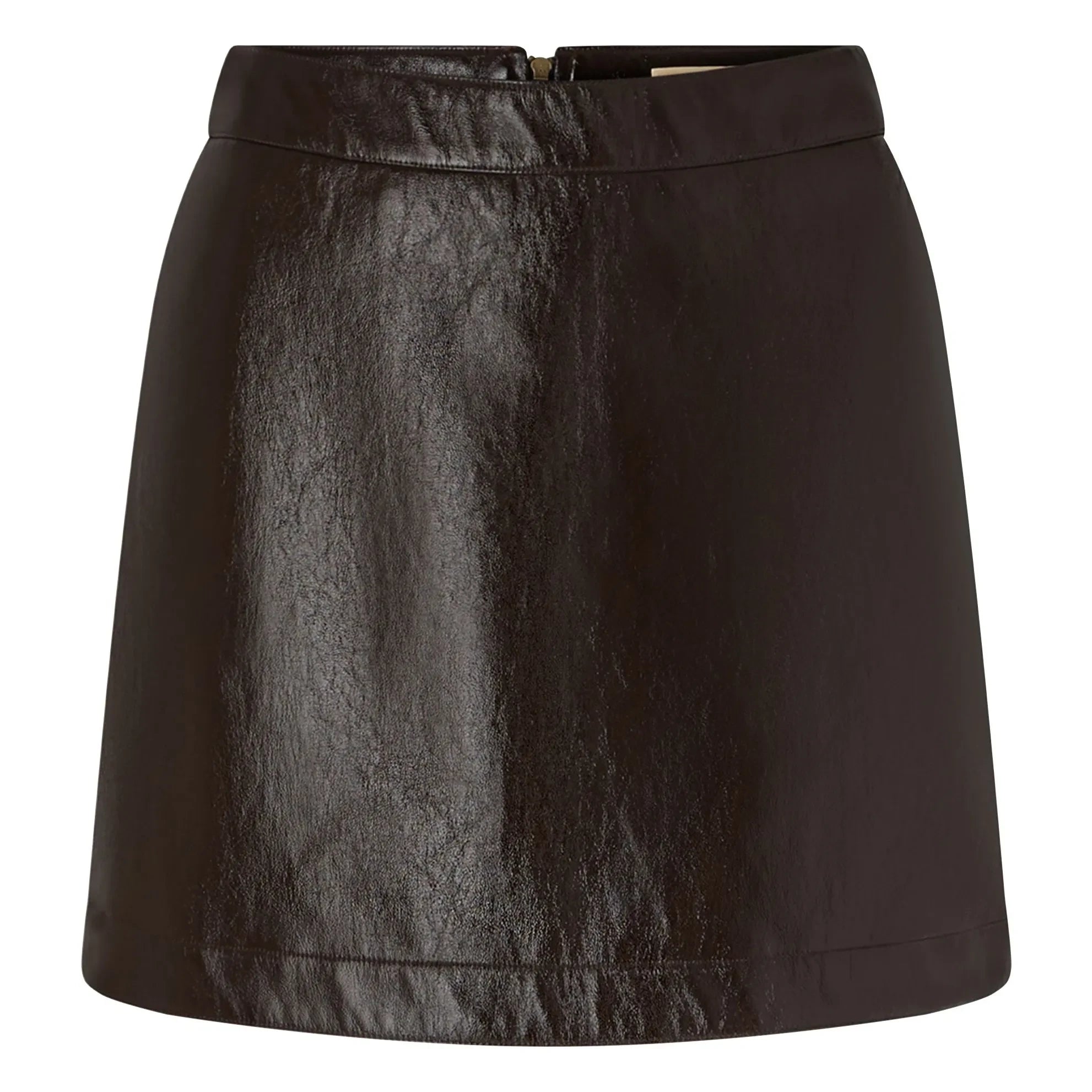 Sessùn - Abby Vinyl Skirt | Mocha