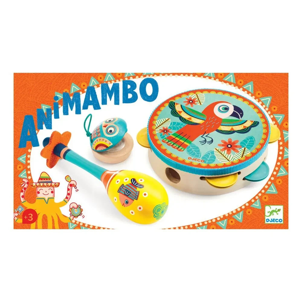 Djeco - Castanet, Maracas, and Tef Set