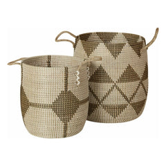 Quax - Storage Baskets - Set of 2 | Beige