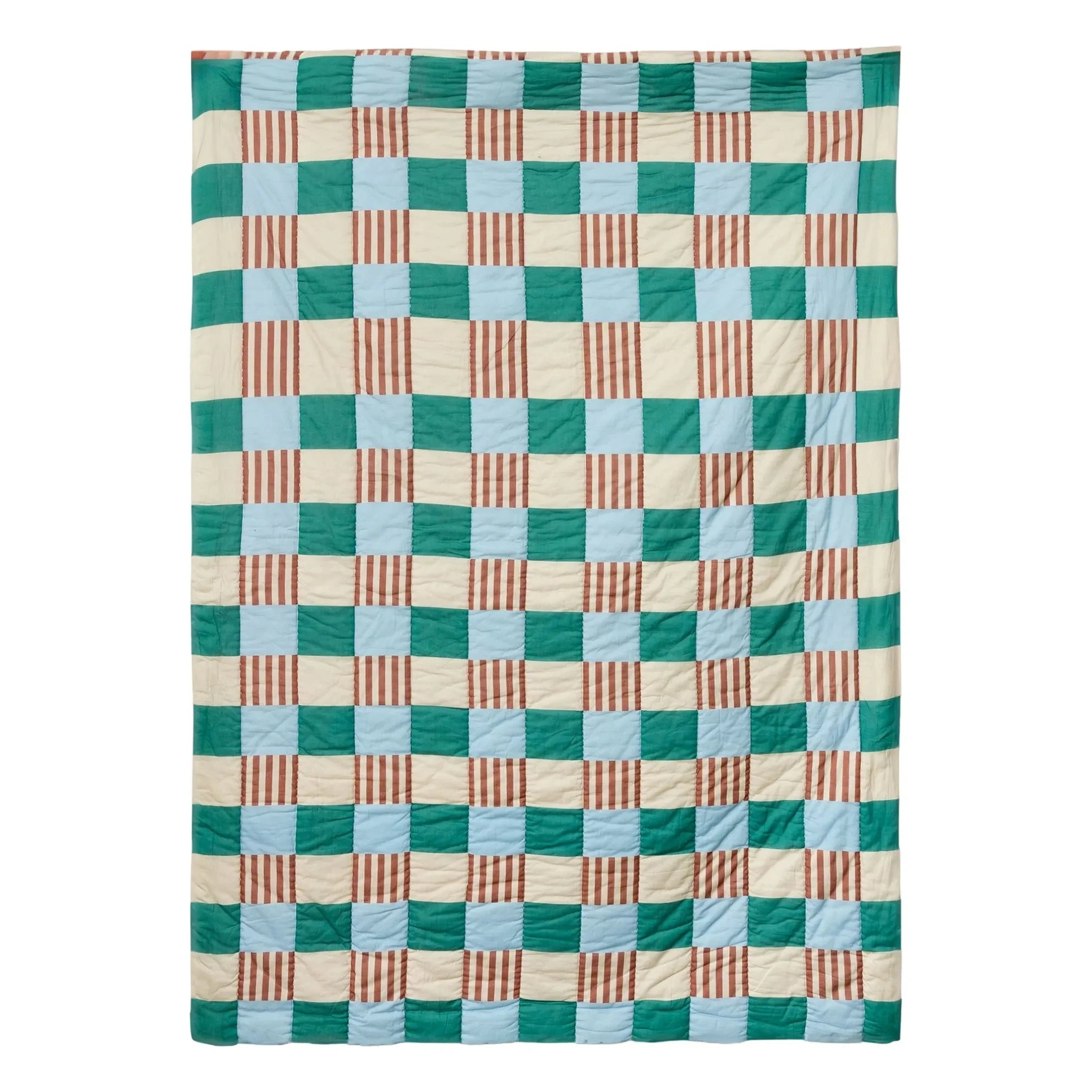 Tarta Gelatina - Playground reversible blanket | Green