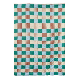 Tarta Gelatina - Playground reversible blanket | Green