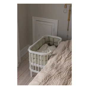 Sebra - Wooden Co-sleeper Crib | White