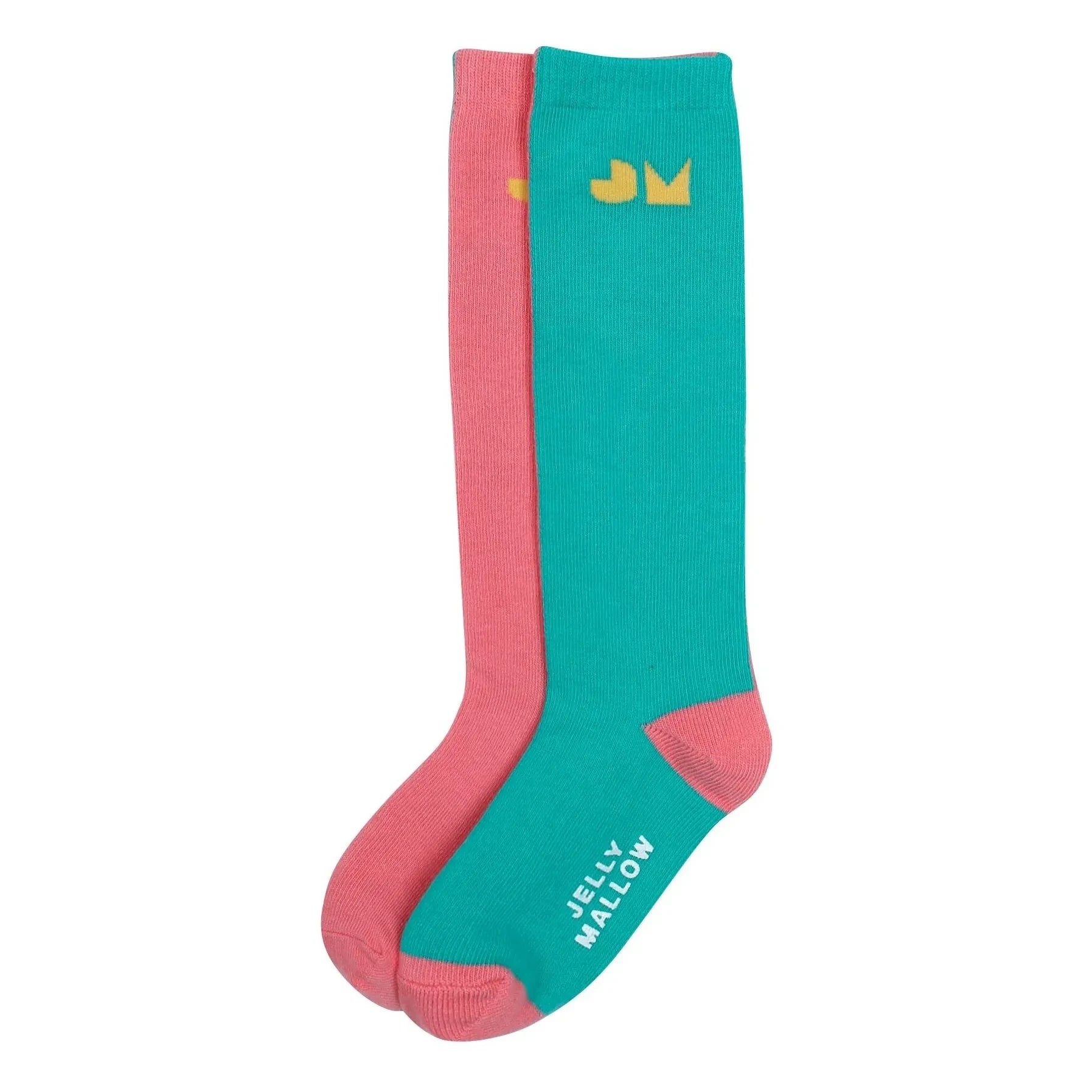 Jelly Mallow - 2 Pairs of Knee High Socks | Pink