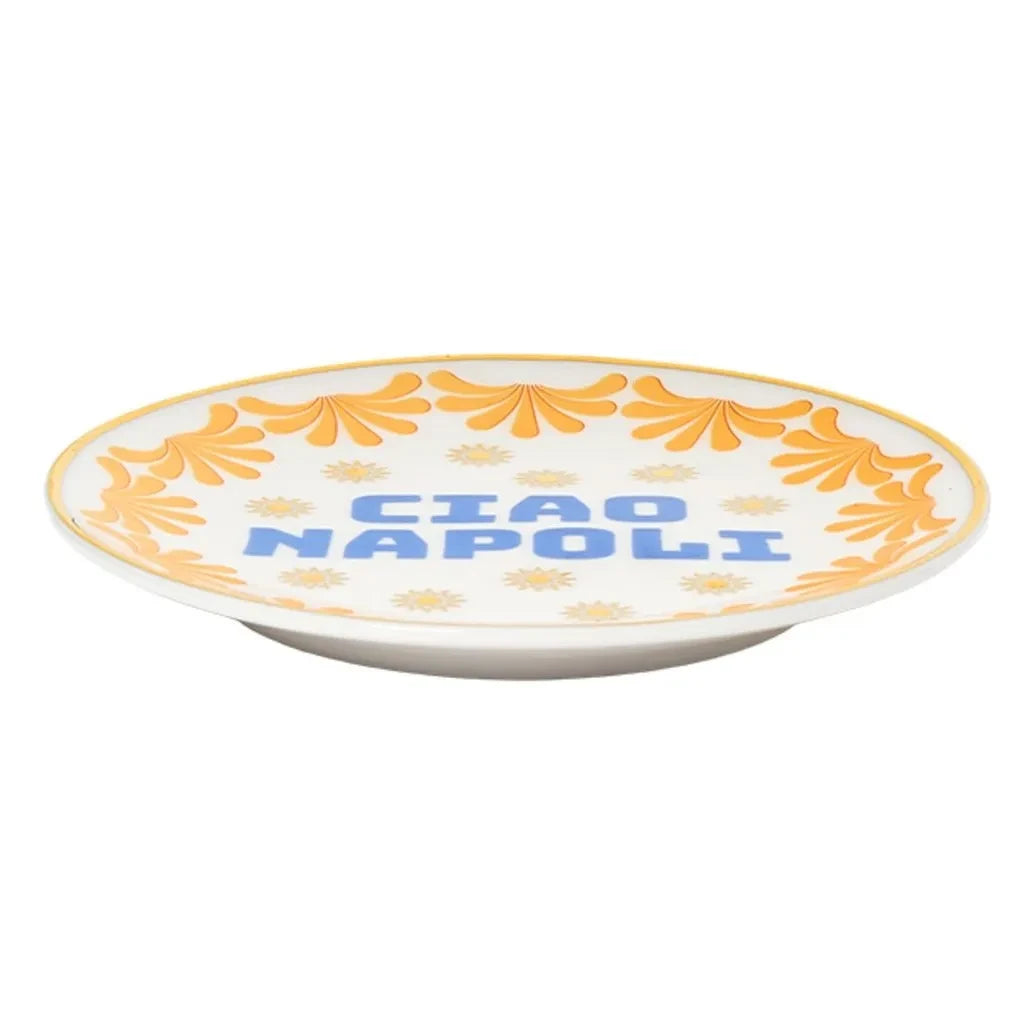 Bitossi - Ciao Napoli Plate | Orange