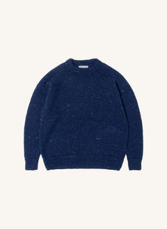 Origin Knitwear - Raglan Thick Wool Sweater | Dark Blue