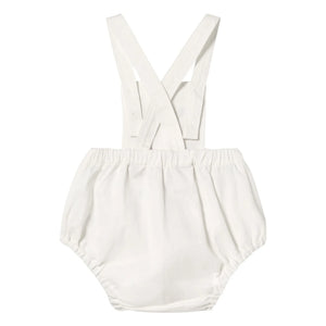 Tinycottons - Kiraz Twill tulum | Beyaz