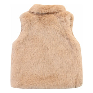 Donsje - Roswita Fur Vest | Peach